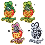 Rat Fink Patch 3-3/4 Inch