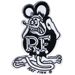 Rat Fink B&W Patch - Large
