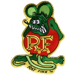 Rat Fink Green Color Patch - Large