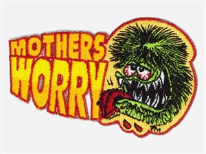 Rat Fink MOTHERS WORRY Patch