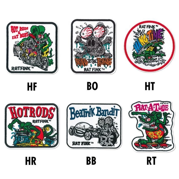 RAT FINK 2pcs Per 1Pack patches Logo for iron-sewing Decorations on ...