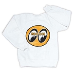 MOON Logo on White Sweatshirt
