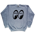 MOON Equipped Logo on Gray Sweatshirt