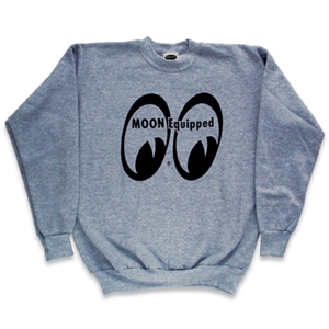 MOON Equipped Logo on Gray Sweatshirt