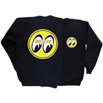 MOON Logo on Black Sweatshirt