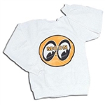 Kids MOON Logo on White Sweatshirt