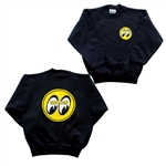 Kids MOON Logo on Black Sweatshirt