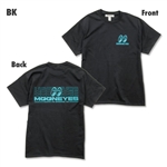 Glowing MOONEYES T-shirt Black