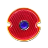 '33-'36 Tail Light Lens with Blue Dot
