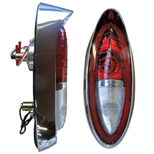 1959 Cadillac Tail Light Assembly with Clear Lens: Automotive Parts
