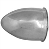 Push Thru Bullet Cap - Polished Aluminum