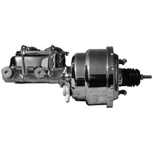 Chrome 7-inch Master Cylinder/Booster