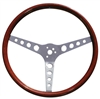 GT Classic 15-inch Round Hole Spoke Wood Steering Wheel